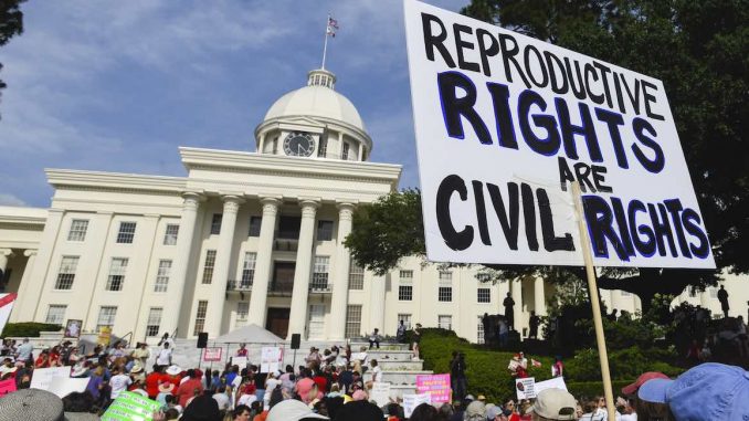 March For Reproductive Freedom Held In Response To New Alabama Abortion Law
